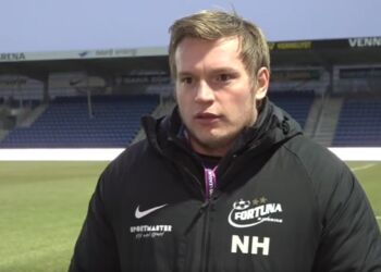 Fortuna Hjørrings træner Niclas Hougaard.