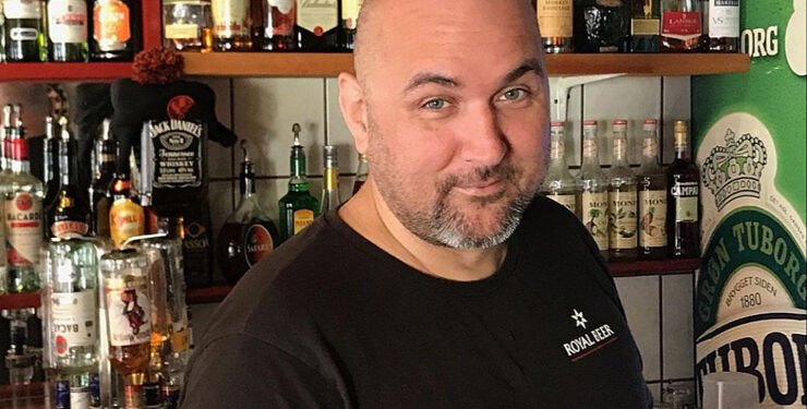 Christian Bertelsen på Admiralen i Hirtshals. Foto: Arkiv.