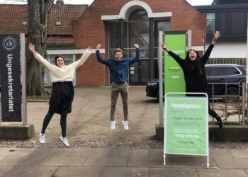 Glæde hos headspace i Hjørring. Foto: Arkiv.