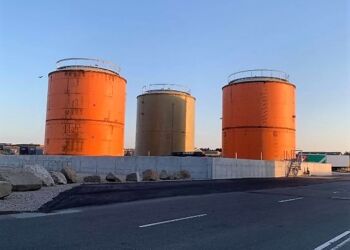 Tanke på Hirtshals Havn. Foto (arkiv): Niels Skipper.