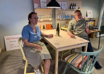 Værtsparret Jørgen Smidstrup alias Camillo og Helle Marietta. Foto (arkiv): Niels Skipper.