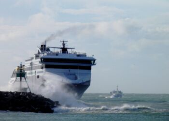 Den ene af Color Lines to færger SuperSpeed. Foto: Arkiv.