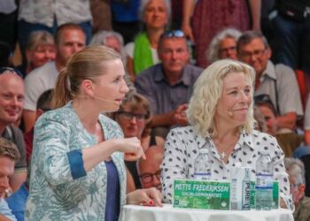 Mette Frederiksen ses her ved Naturmødet i 2018. Foto: Jens Kranen Photography.