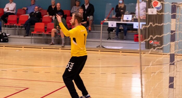 Rasmus Fries stod en solid kamp i målet for Elitesport Vendsyssel.