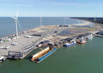 Hirtshals Yard A/S er en del af den maritime industri i Danmark. Foto: Arkiv.