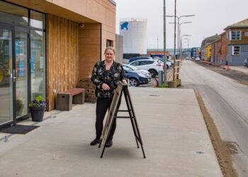 Lise Møller med Café Møller i Hirtshals er med i kampen om at blive den bedste i Danmark. Foto: Arkiv.