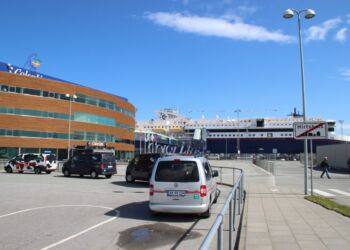 Terminalen hos Color Line i Hirtshals. Foto: Arkiv.