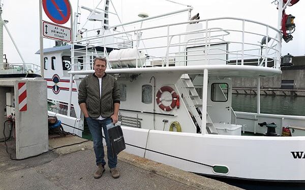 Mikkel Beha ved Wallenberg på Pier II. Foto: Hanne Vittrup Magnussen.