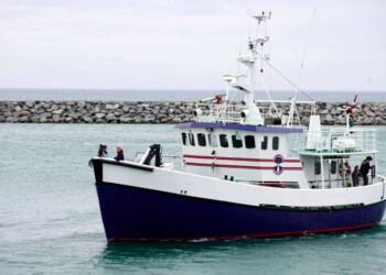 Wallenberg i Hirtshals Havn.