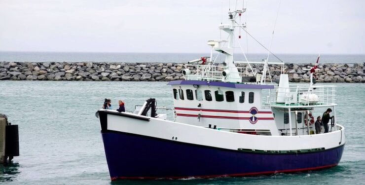 Wallenberg i Hirtshals Havn.