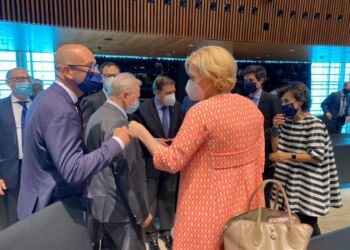 Rasmus Prehn ved optakten til det endelige møde i Luxembourg om fremtidens landbrugspolitik i Europa.