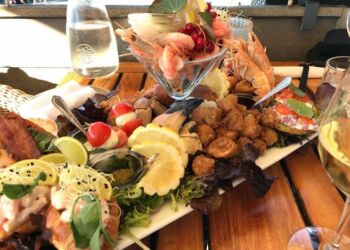 Skaldyrstapas på Restaurant Lilleheden. Foto (arkiv): Niels Skipper.