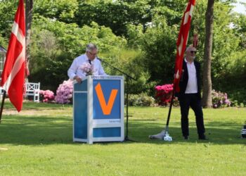 Grundlovstale af borgmester Søren Smalbro (V). Foto: Arkiv.