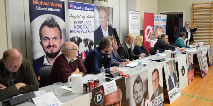 Valgmøde i Lørslev. Foto: Arkiv.