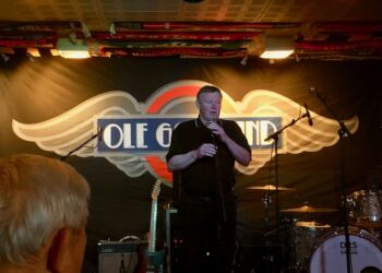Poul Nielsen har mange gange tidligere præsenteret Ole Gas på i Jye's Bagbutik ved Hotel Skagerak. Foto: Arkiv.