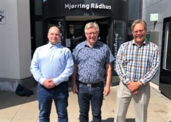 Andreas Huus Andersen, spidskandidat for Nye Borgerlige, Erik Høgh-Sørensen, spidskandidat fra DF og Søren Smalbro, der er spidskandidat fra Venstre. Foto: Arkiv.