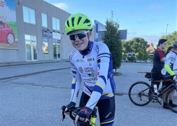 Oliver Nielsen er med Team Hjørring 2021 på turen til Paris. Foto: Tanja Nielsen.