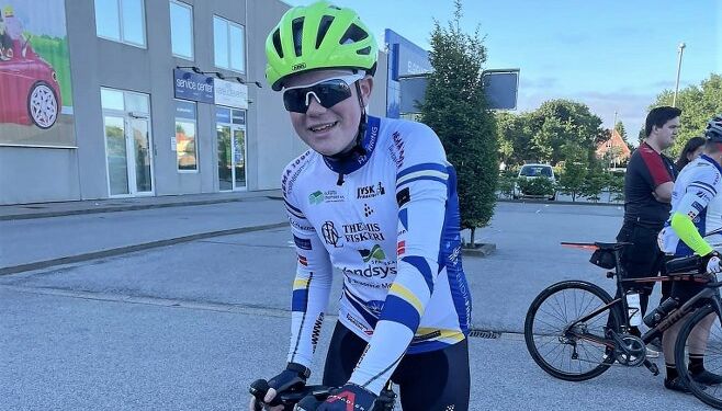 Oliver Nielsen er med Team Hjørring 2021 på turen til Paris. Foto: Tanja Nielsen.