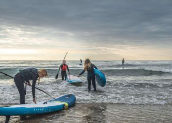 SUP i Hirtshals. Foto: Destination Nordvestkysten.