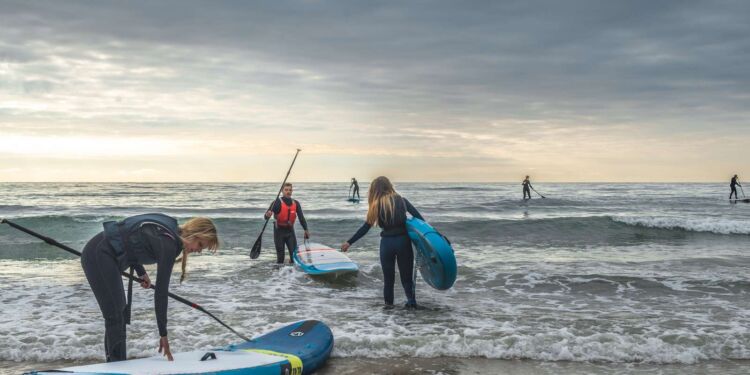SUP i Hirtshals. Foto: Destination Nordvestkysten.