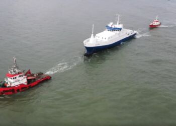 Hvide Sande Shipyard har netop modtaget skroget til vores nybygning 147 "NORDSØEN" til Fiskeristyrelsen.