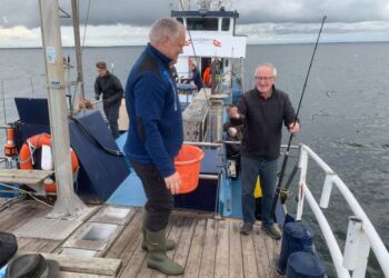 Lystfiskeri til søs med Albatros. Foto (arkiv): Niels Skipper