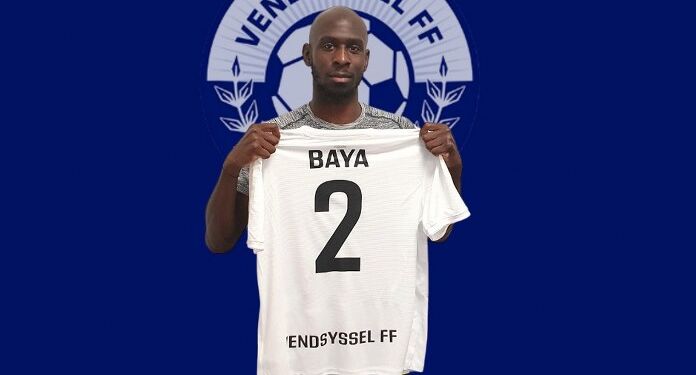Terence Baya med trøjen for Vendsyssel FF.