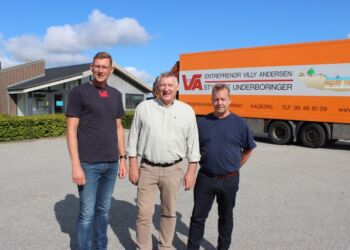 Fra venstre: Peter Christensen, Karl Erik Slynge og Allan Pedersen.