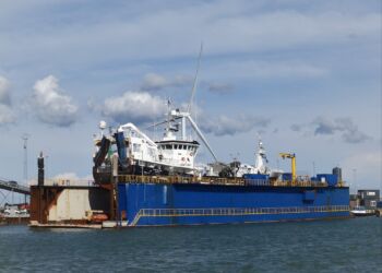 West Ocean i dok hos Hirtshals Yard. Foto: Preben Andersen.