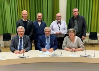 Underskriverne bag budgetaftalen.