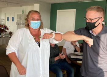 Charlotte Jeppesen og Jesper Christensen.