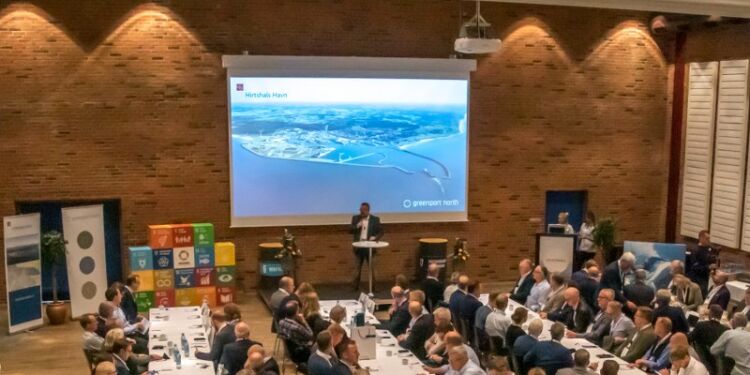 Konference om den grønne omstilling på Hirtshals Havn og i Hjørring Kommune. Foto (arkiv): Elling.