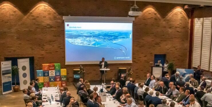 Konference om Hirtshals Havn 2.0 hos Nordsøen Forskerpark. Foto (arkiv): Elling.