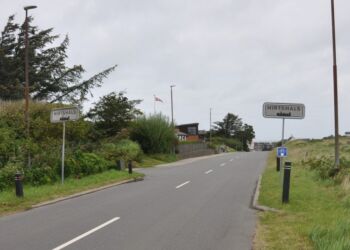 Kystvejen i Hirtshals. Foto: Arkiv.