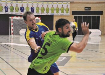 Oliver Prince i angreb for Elitesport Vendsyssel. Foto: Arkiv.