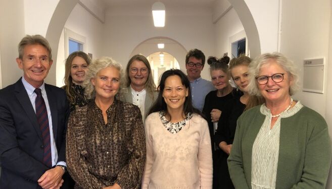 En gruppe af de involverede i det psykosociale beredskab modtog onsdag prisen i København.