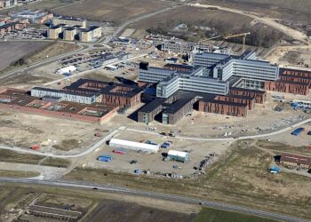 Hospitalsbyggeriet i Aalborg Øst. Foto (arkiv): Region Nordjylland.