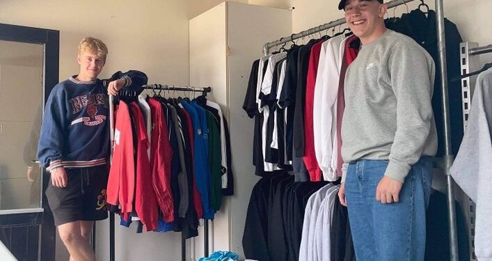 Iværksætterne Erich og Patrick med Dovi Vintage.