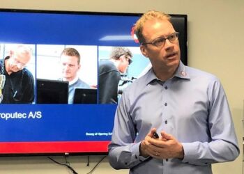 Direktør Anders Rytter Madsen hos JS Proputec. Foto (arkiv): Hjørring Erhvervscenter.