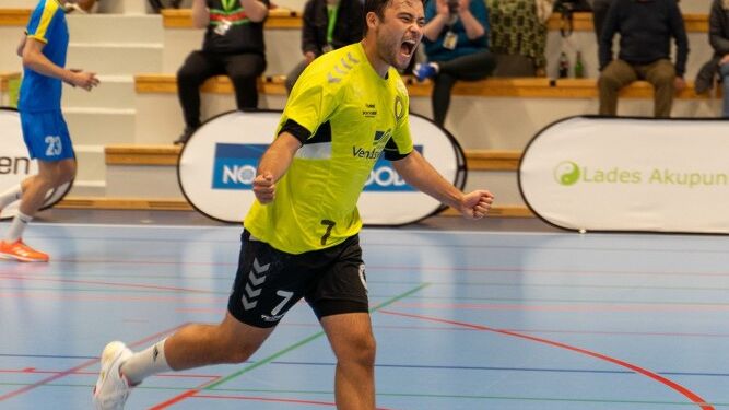 Casper Holmen, der sikrede Elitesport Vendsyssel det ene point mod Sydhavsøerne i Maribo i maj.
