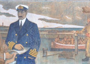 Kongefrisen af Lars Nielsen. Foto: Lokalhistorisk Selskab for Hirtshals og Omegn.
