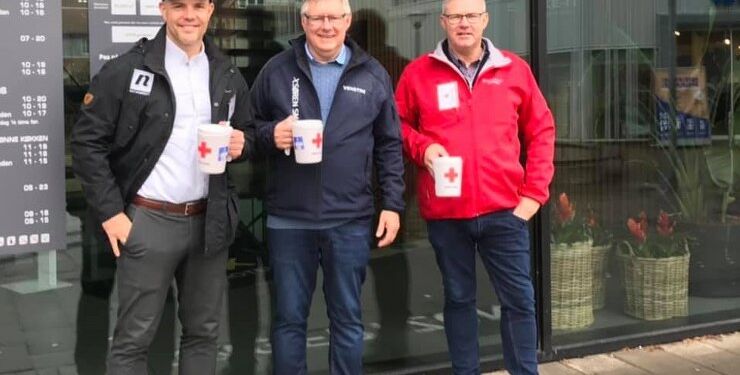 Borgmesterkandidaterne Per Møller (C), Søren Smalbro (V) og Arne Boelt (S). Foto: Privat.