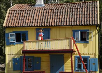 Pippi Langstrømpe i Villa Villakulla. Foto: Pixabay.