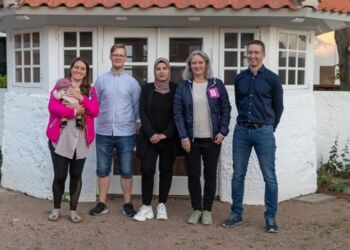 Fem af de radikale kanidater til KV21 i Hjørring Kommune.