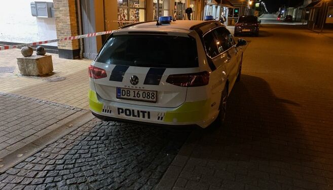 Røveriet i Sindal. Foto: Presse-fotos.dk.