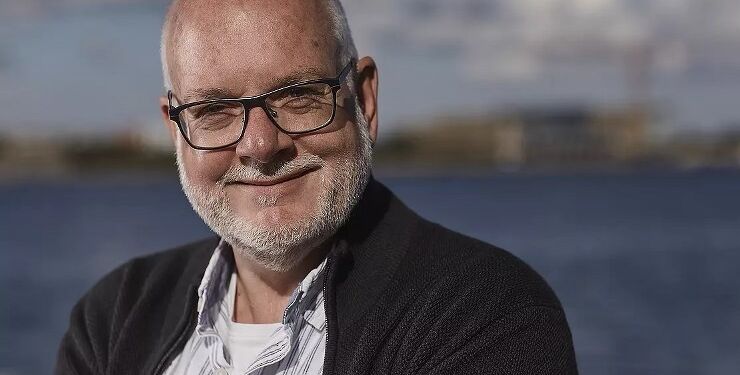 Søren Wormslev er politisk analytiker på TV2 Nord og ordstyrer ved debatten på Vendsyssel Teater.
Foto: Mick Knive Anderson.