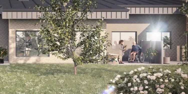 Grafisk fremstilling af Tornby Friplejehjem.