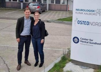 Venstres næstformand, Stephanie Lose og spidskandidat i Nordjylland, Mads Duedahl.