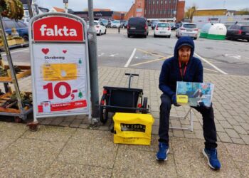 Hus Forbi sælger i Hjørring. Foto (arkiv): Elling.