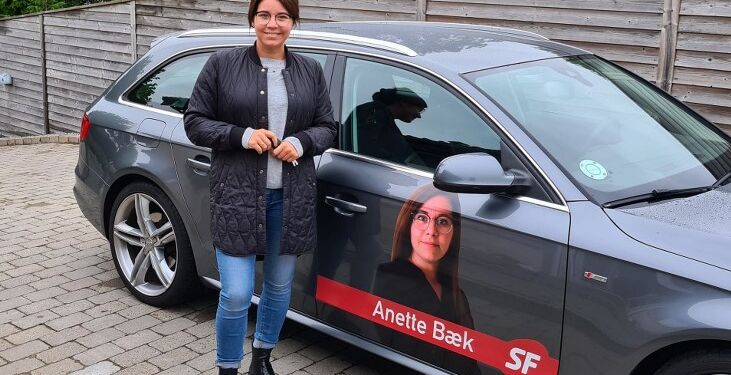 Anette Bæk stillede i 2021 op som byrådskandidat for SF. Nu skal hun også skifte valgbil. Arkivfoto